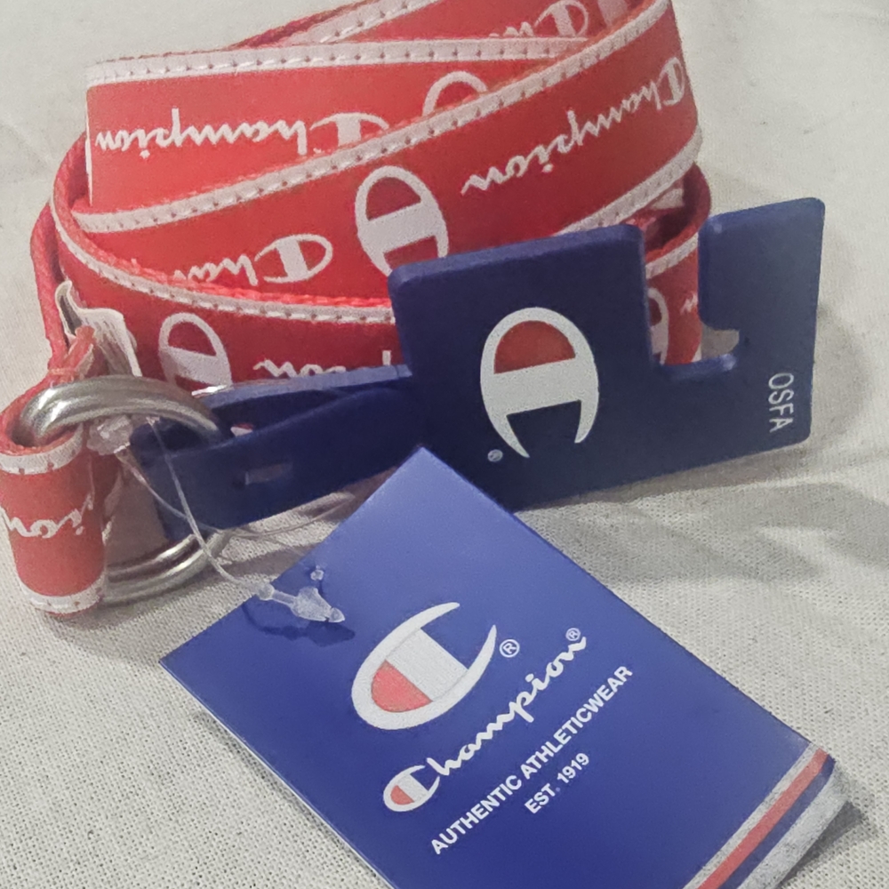 Champion Bold Red Men's Belt